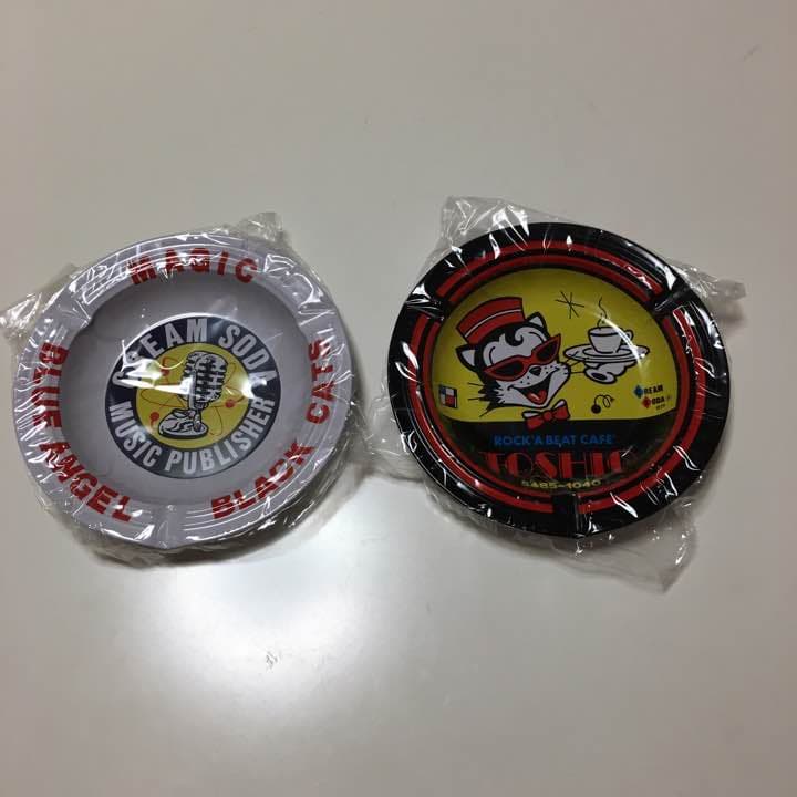 クリームソーダ 灰皿 2個セット ビンテージ 新品未使用