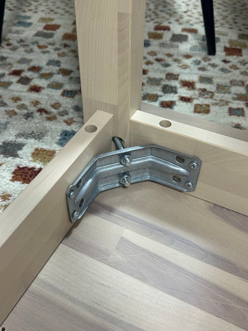 【東京都内 直接引取】木製ダイニングテーブル＆チェア4脚セット IKEA