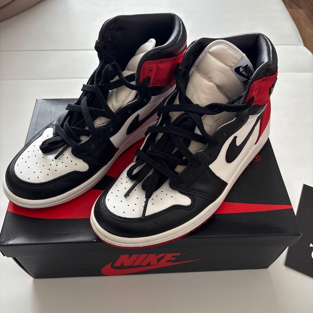 シューズ(男性用) AIR JORDAN 1 Satin BLACK TOE
