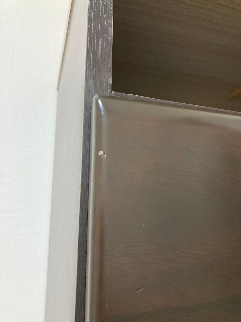 NITORI ニトリ 6段　ハイチェスト ペルレ80 ダークブラウン