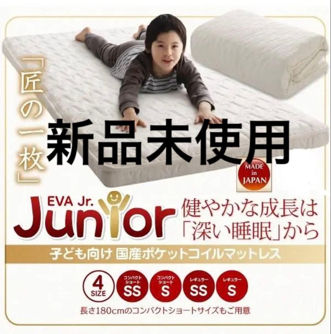 未使用 日本製　安眠ポケットコイルマットレス　抗菌薄型・軽量　レギュラーシングル