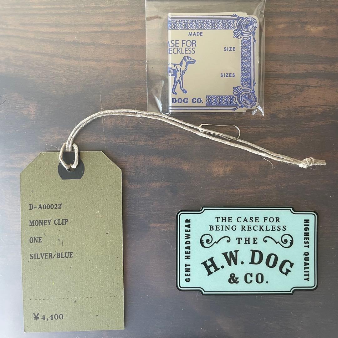 新品未使用 THE H.W. DOG&CO. マネークリップ クリアファイル付