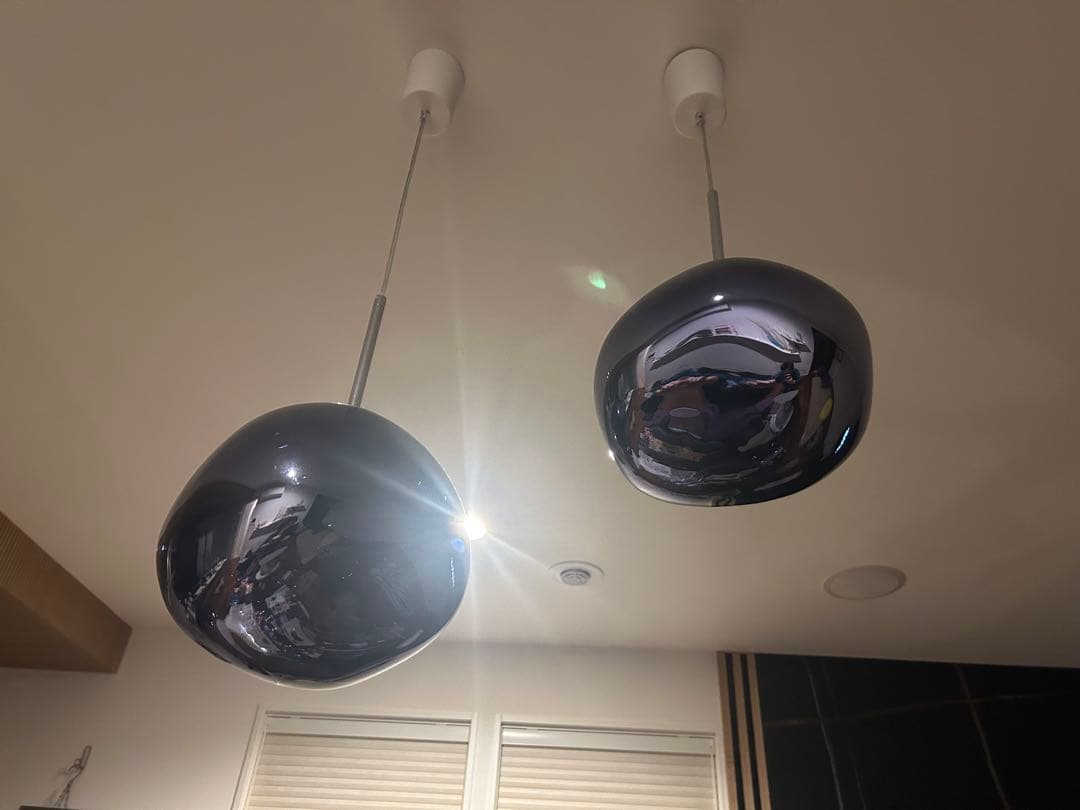 Melt Pendant 30 クローム　2個セット