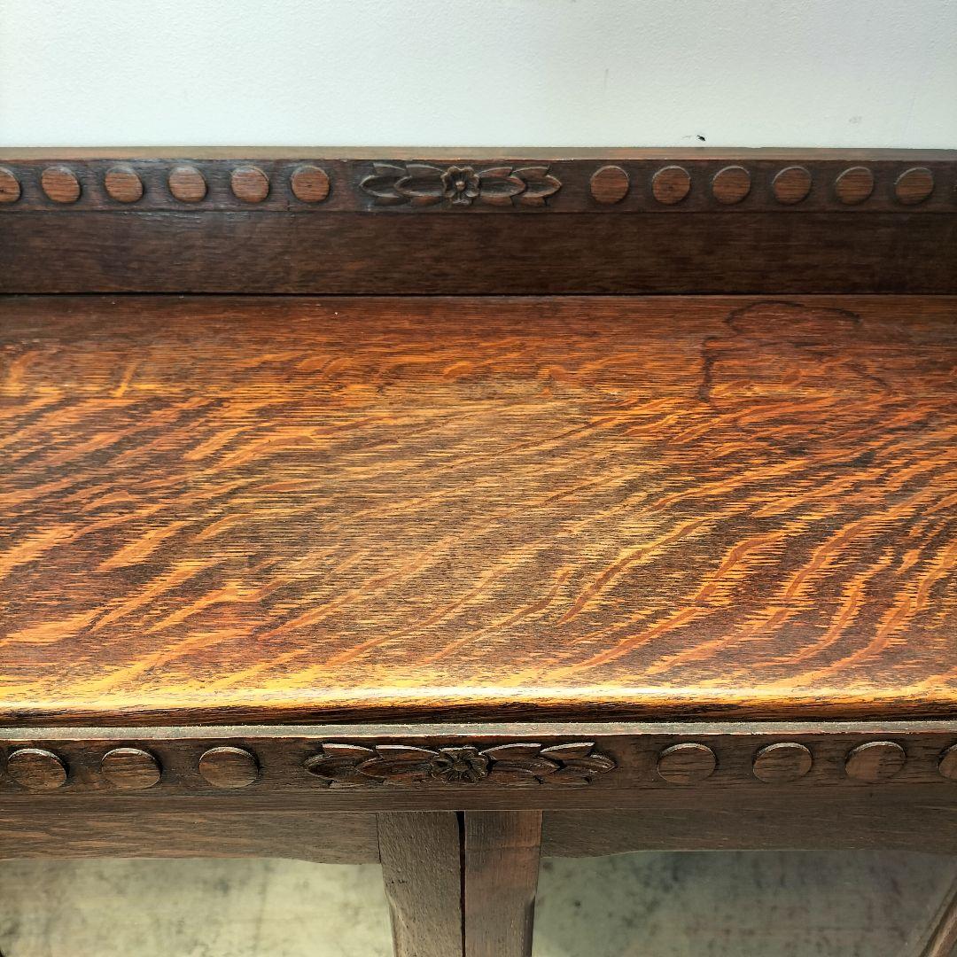 ドバライ送料込M♦希少　英国　アンティーク　ガラスキャビネット