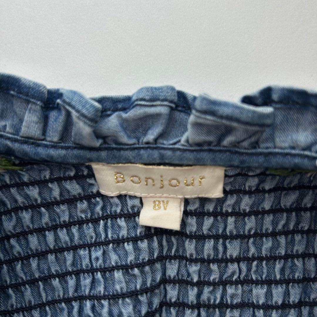 ワンピース Bonjour diary Ibiza dress denim 8y