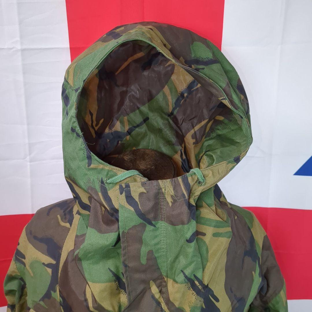 イギリス軍PVC防水DPMカモフラースモックフード付きミディアム170/90