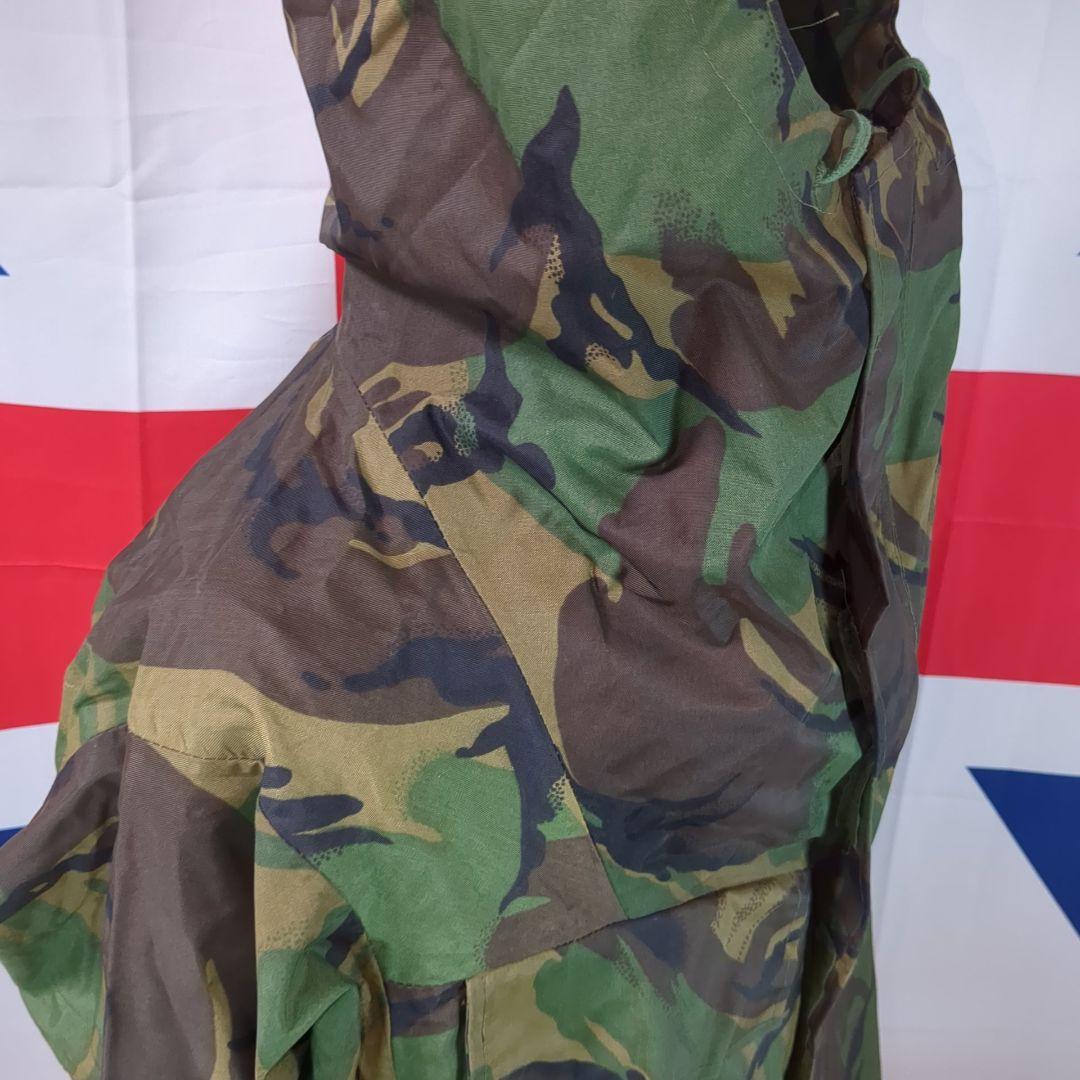 イギリス軍PVC防水DPMカモフラースモックフード付きミディアム170/90