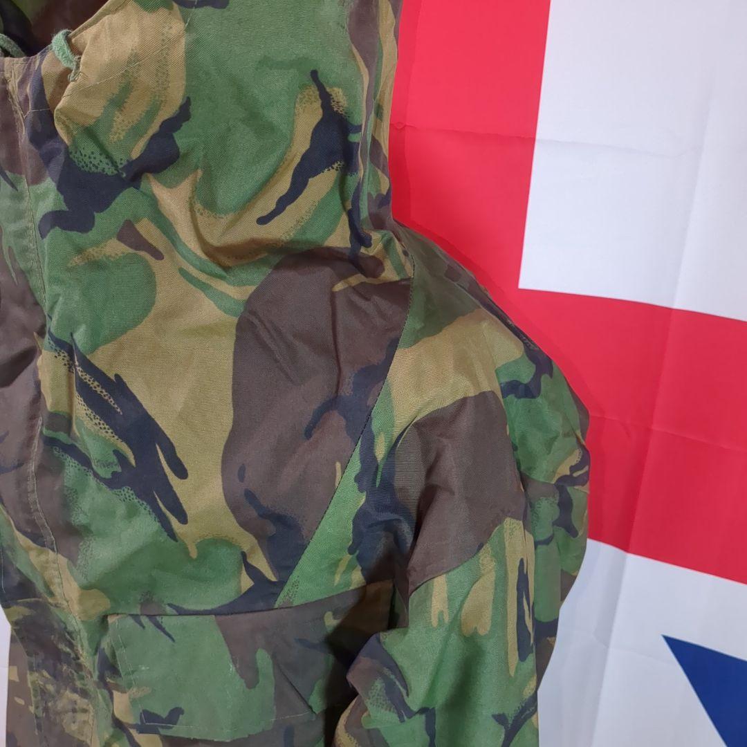 イギリス軍PVC防水DPMカモフラースモックフード付きミディアム170/90