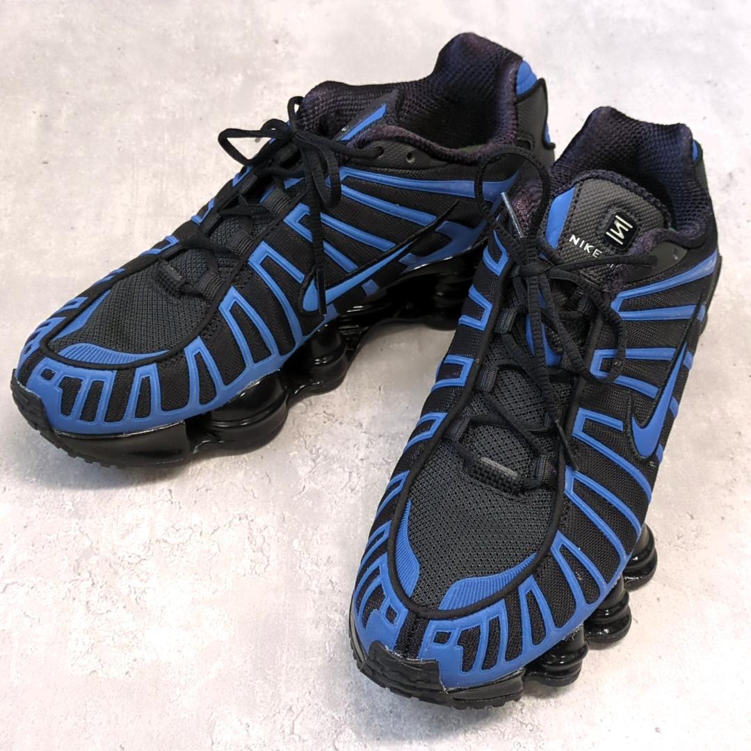 Nike ナイキ ショックス TL スニーカー ブラック/ブルー２５．５