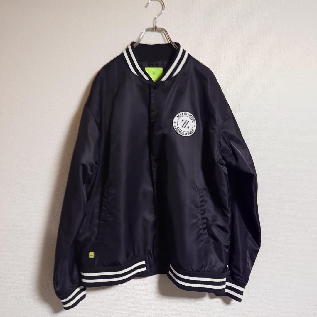 ジャケット・アウター ZETA DIVISION VARSITY SATIN JACKET