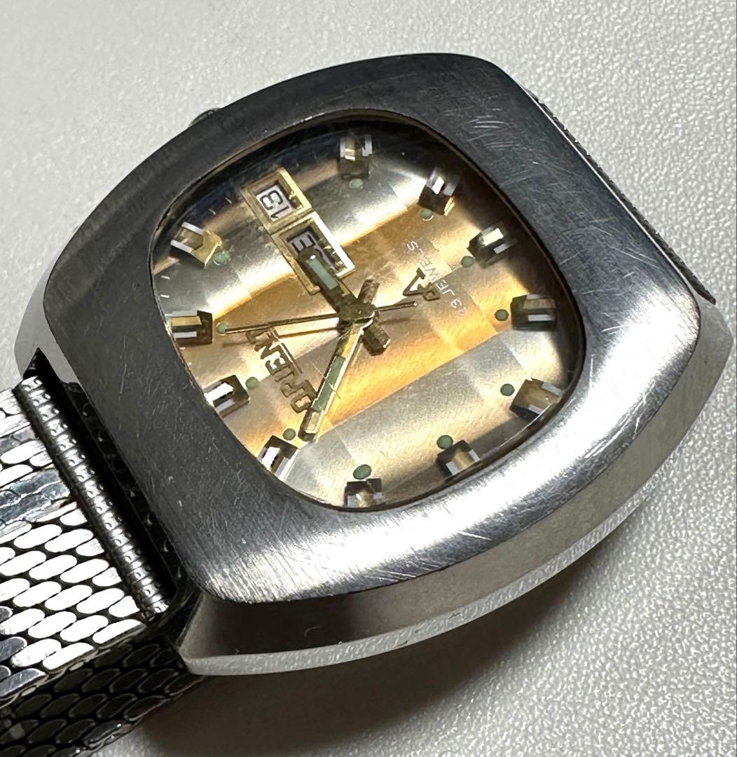 【希少】ORIENT クロノエース ジャガーフォーカスビンテージ 23石腕時計