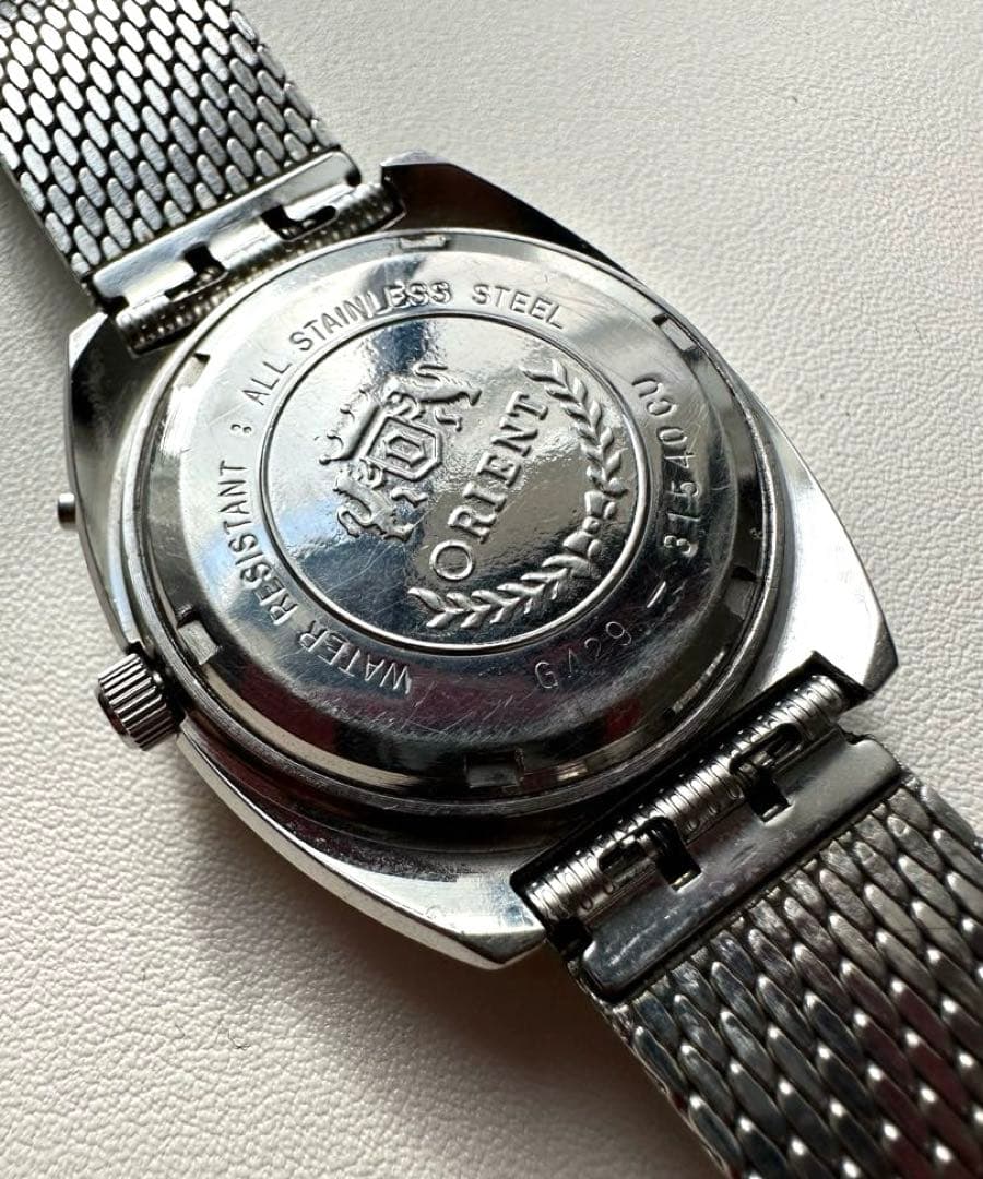 【希少】ORIENT クロノエース ジャガーフォーカスビンテージ 23石腕時計