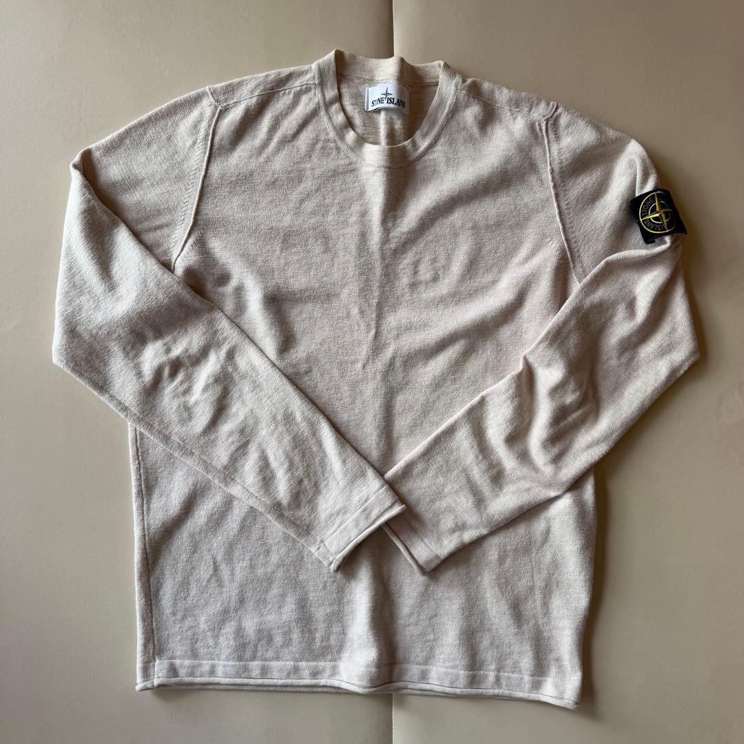 Stone 　ピンクベージュ長袖カットソー