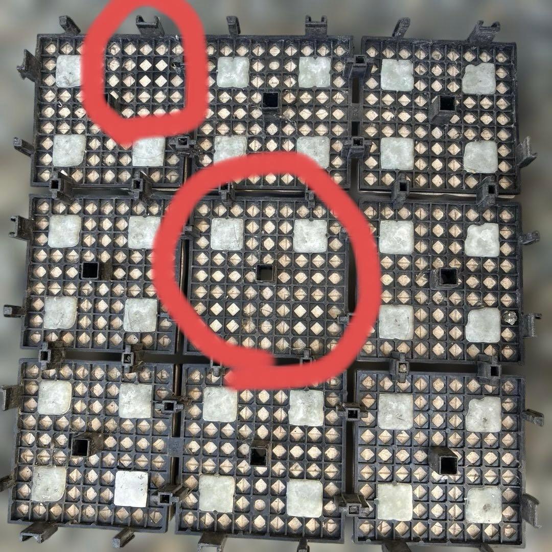 ベランダ、バルコニー、庭用アンティーク調石材タイル105枚 神奈川県横須賀市