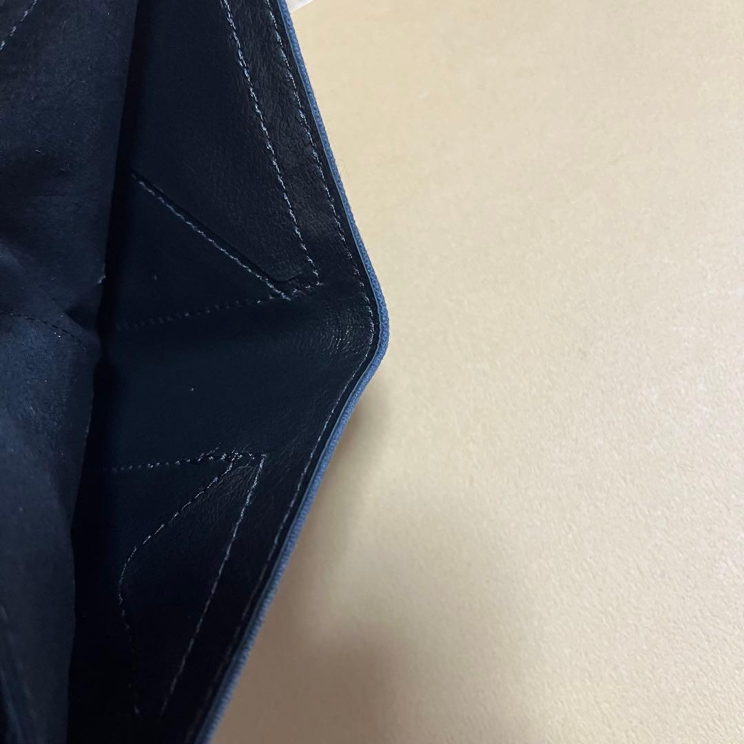 【新品未使用】日本製 SOLA Tenuis3 二つ折り財布/Black
