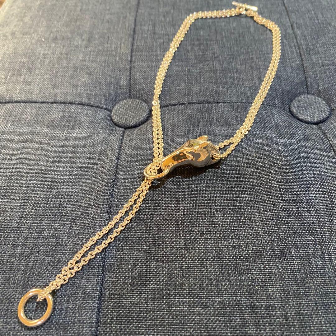 エルメス ギャロップ ダブルチェーンネックレス Hermes