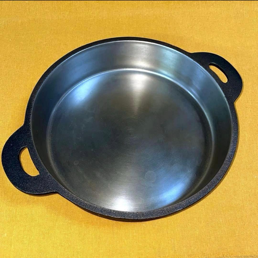早い者勝ち‼️ 山王堂 久慈 砂鉄鍋 内径約27cm すき焼き鍋 南部鉄器 鋳鉄