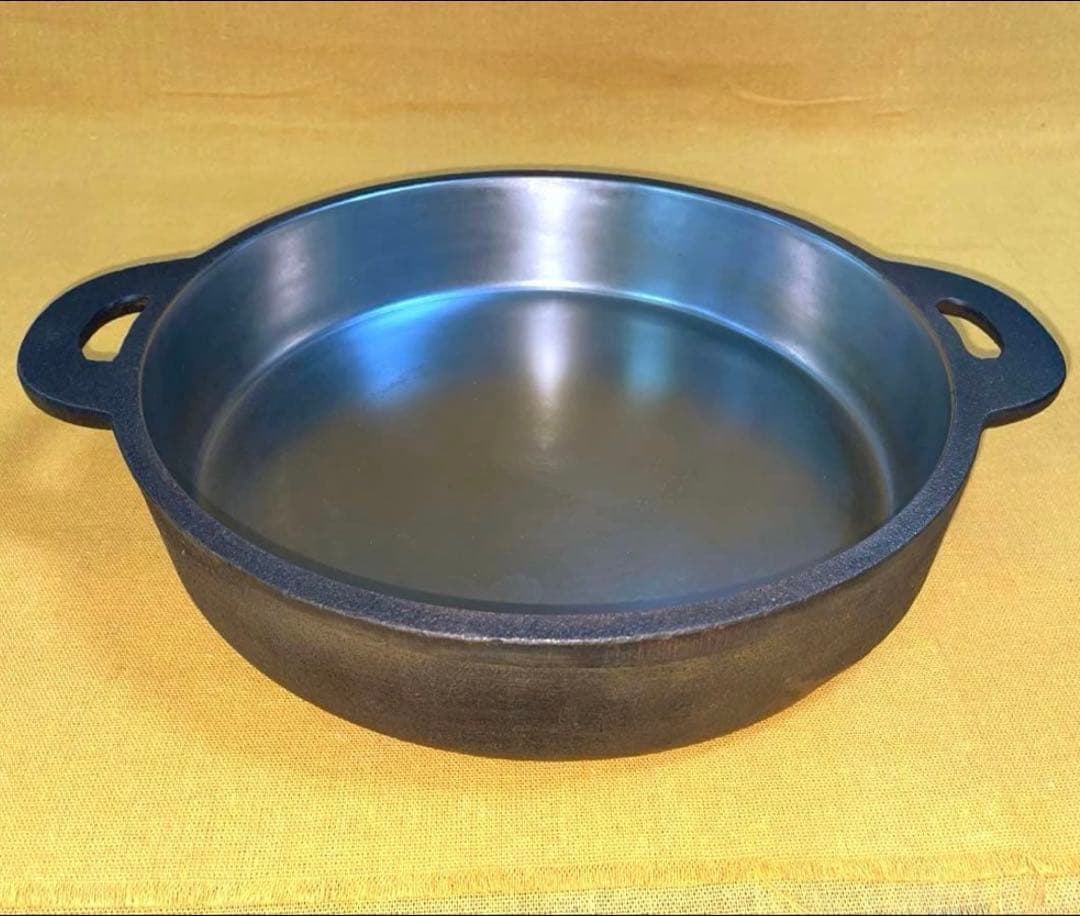 早い者勝ち‼️ 山王堂 久慈 砂鉄鍋 内径約27cm すき焼き鍋 南部鉄器 鋳鉄