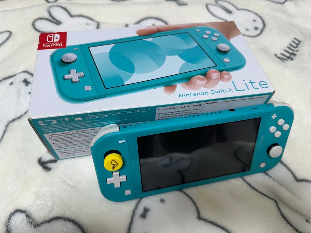 Nintendo Switch Lite ターコイズ 本体 充電器　箱付き