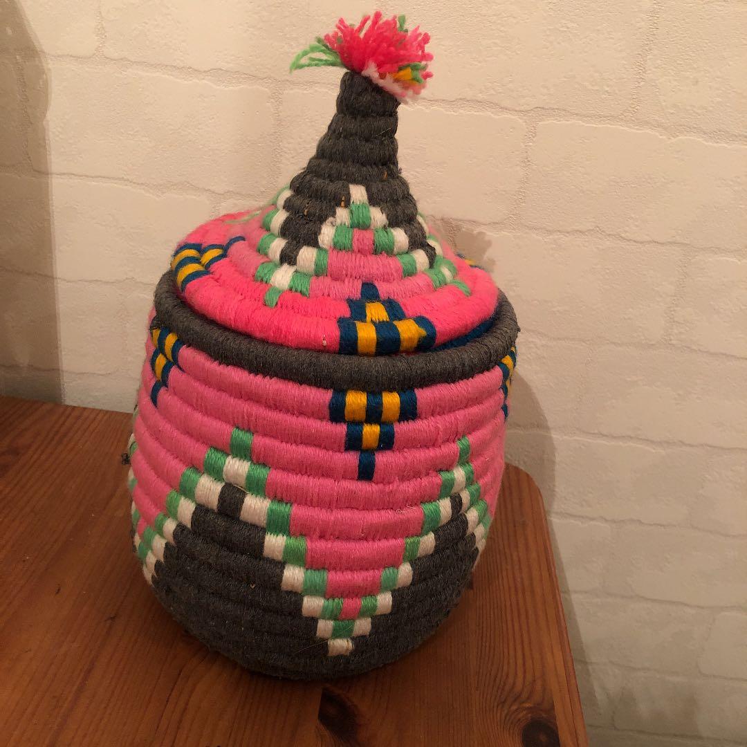 モロッコ  タジン　バスケット