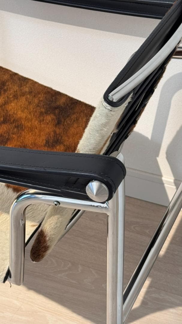 ル・コルビュジエ LC1 スリングチェア（リプロダクト品）　ハラコ