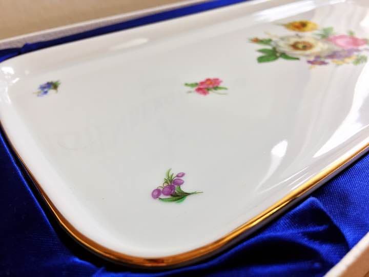 貴重！レア/ヴィンテージ　手書き白磁 西ドイツ フュルステンベルク