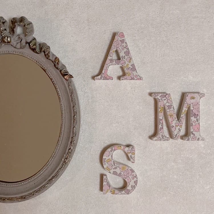 オーダー専用ページ（アルファベット・数字オブジェ）