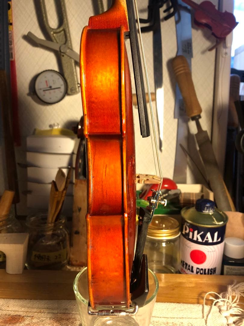 【駒&魂柱調整済】Suzuki分数バイオリンNo220 1/16 1991