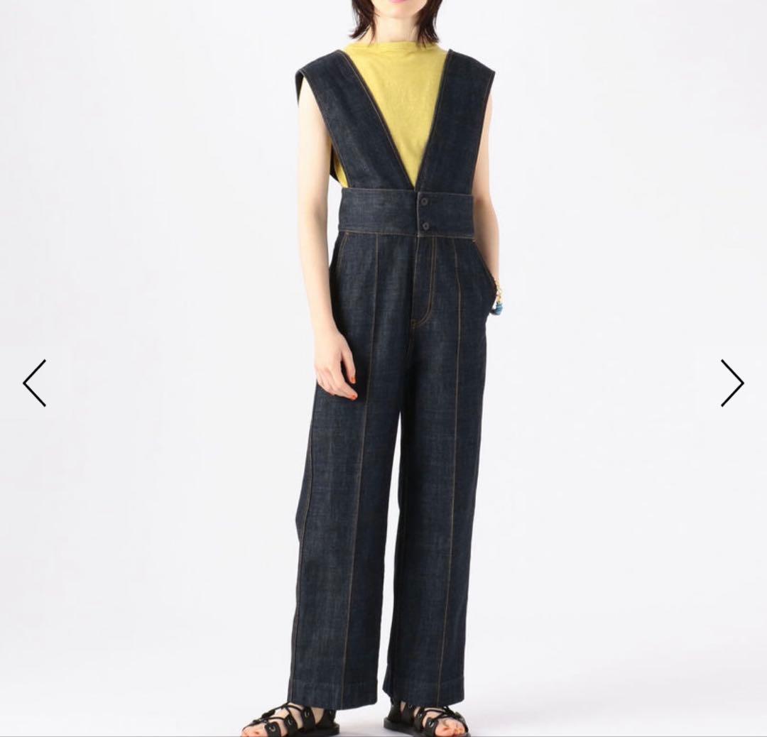 【TOMORROWLAND】コットンデニム2-wayコンビネゾン