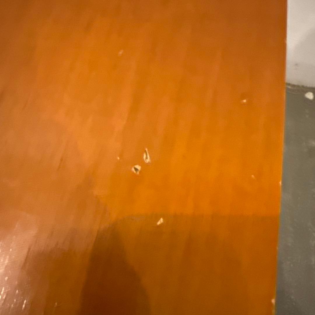 ヴィンテージ　木製サイドテーブル　マガジンラック付き