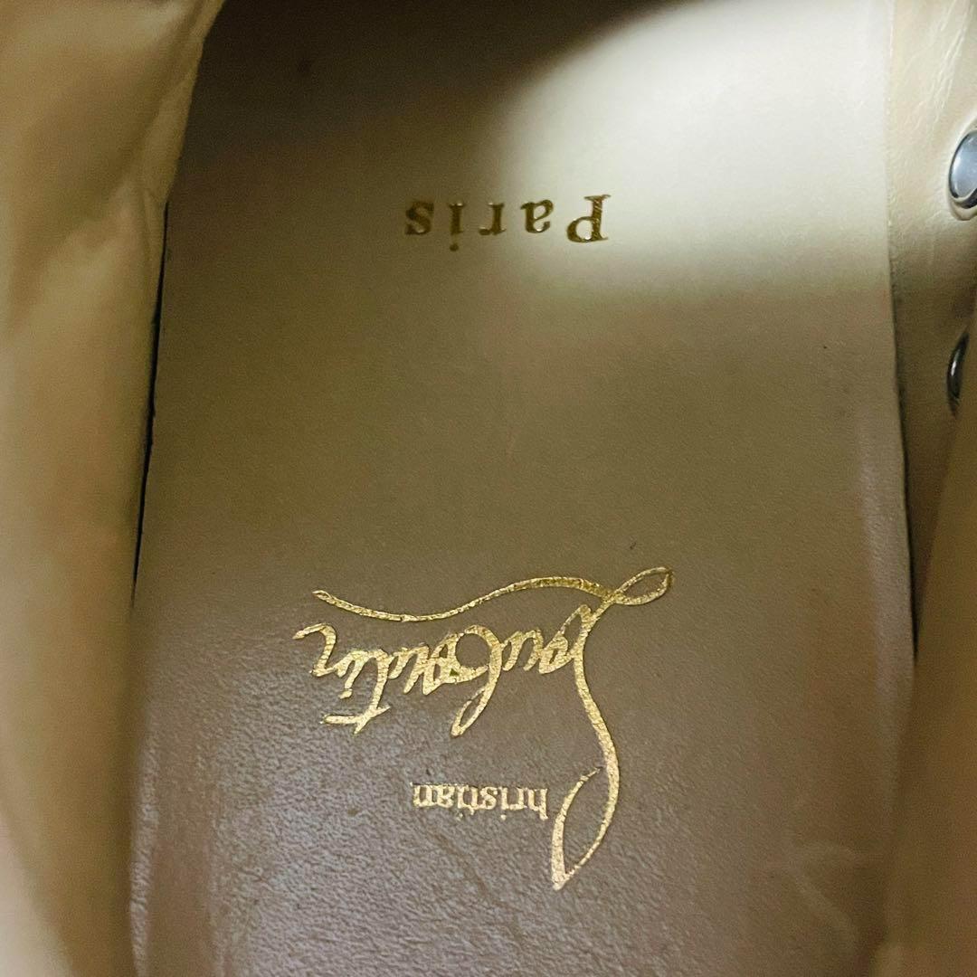 クリスチャンルブタン　スワロフスキー　ハイカットスニーカー