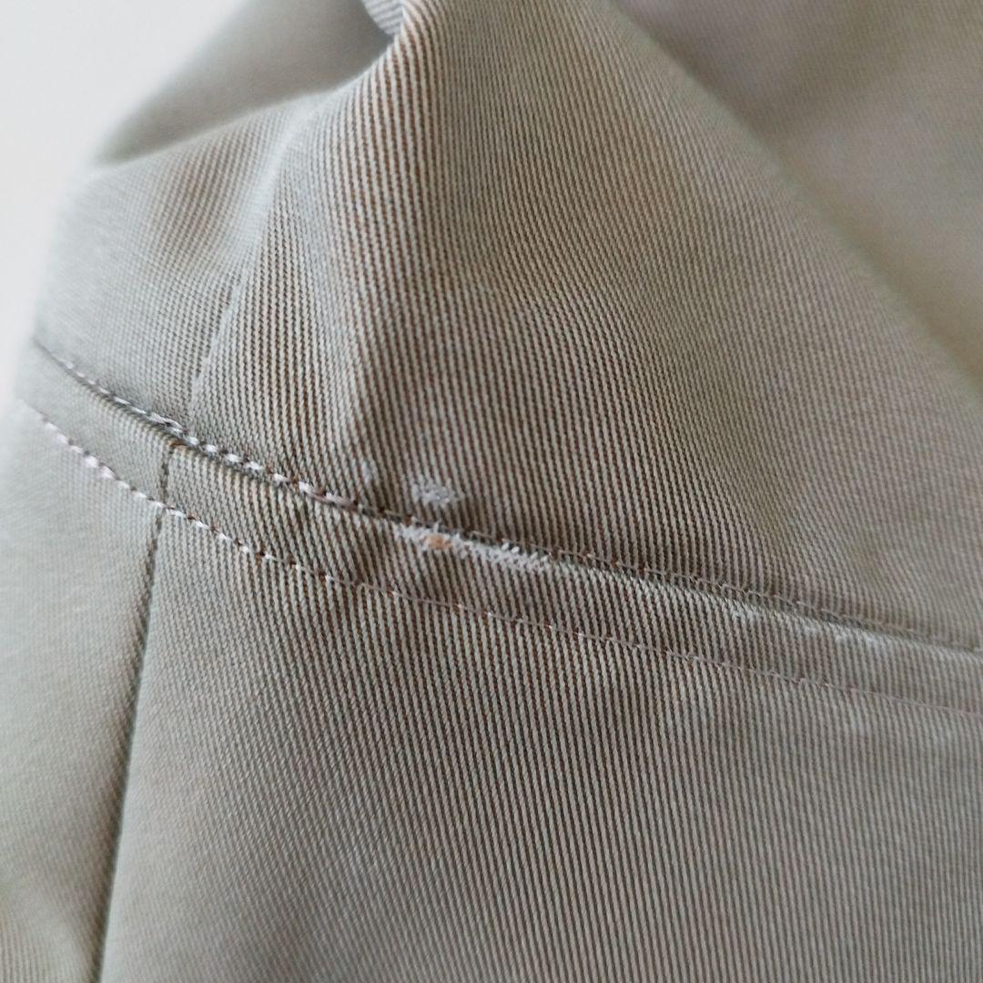 BLACK BY MOUSSY ビックカラーオーバートレンチ カーキ