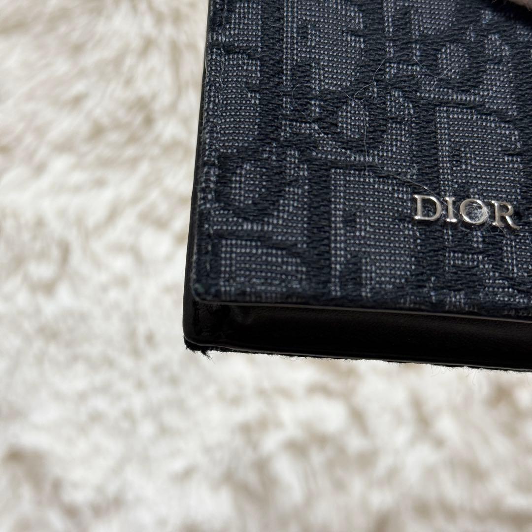 【美品】ディオール　ケース　オブリーク　ジャカード　メンズ