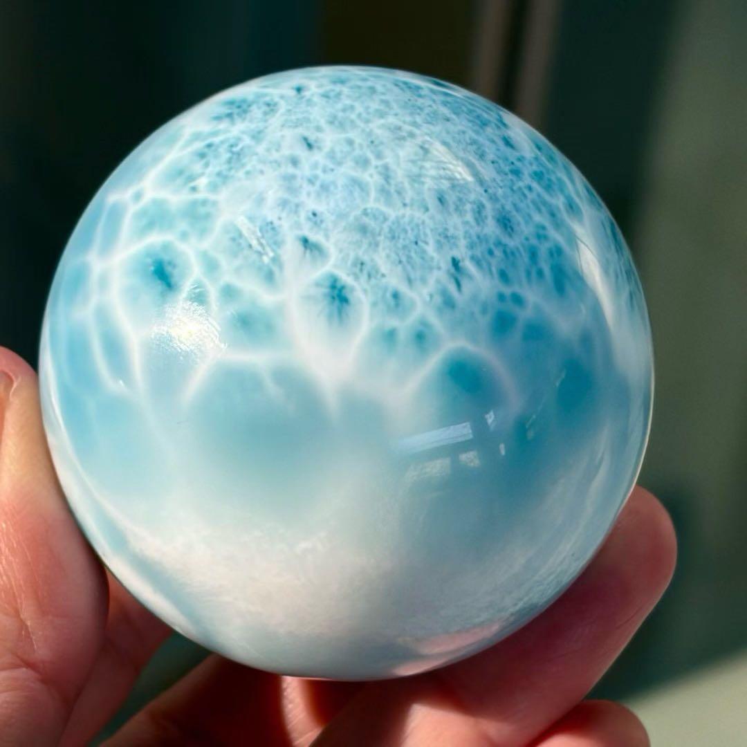 ⭐︎【極上品】天然 ラリマー 置物 53.8mm 236.9g