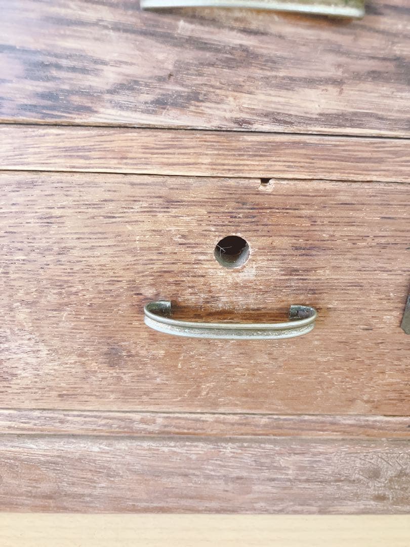 木製レターケース　小箪笥　5段