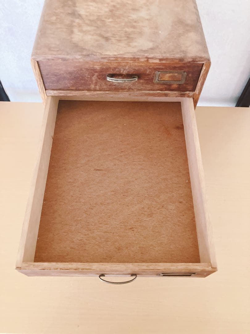 木製レターケース　小箪笥　5段