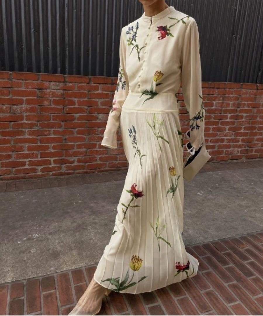 ワンピース Ameri VINTAGE SOFIA PLEATS DRESS