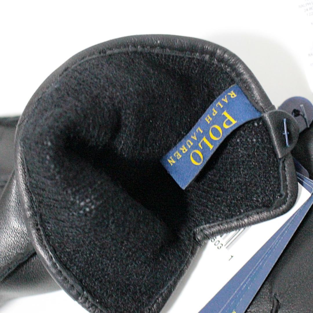 未使用 ポロラルフローレン タッチ対応 柔らかシープスキン 裏地カシミヤ 手袋