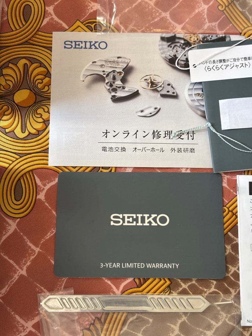 SBPX147ソーラー電池不要文字盤黒　保証期間内綺麗完動