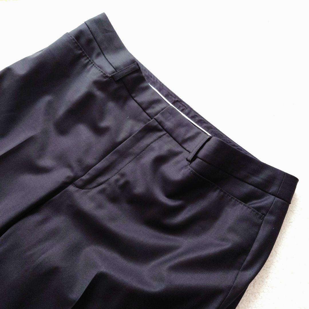 23区 Bahariye ウール ブラック パンツスーツ 上下 44