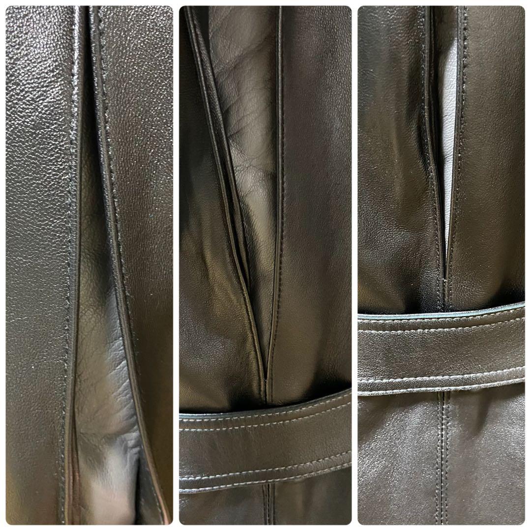 NASCONDINO 希少ラムスキン 100% コート イタリア製 高級レザー