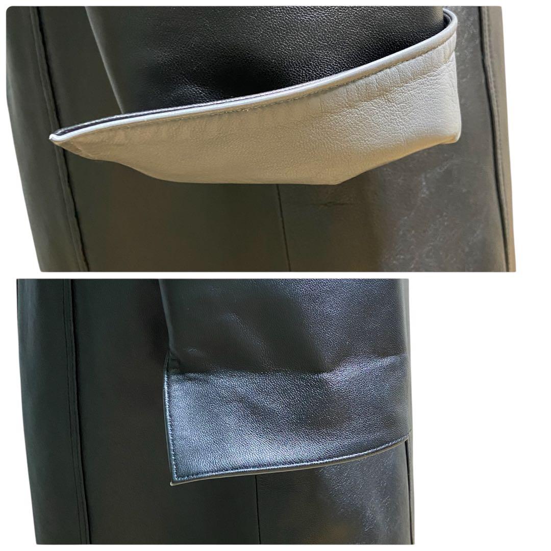 NASCONDINO 希少ラムスキン 100% コート イタリア製 高級レザー