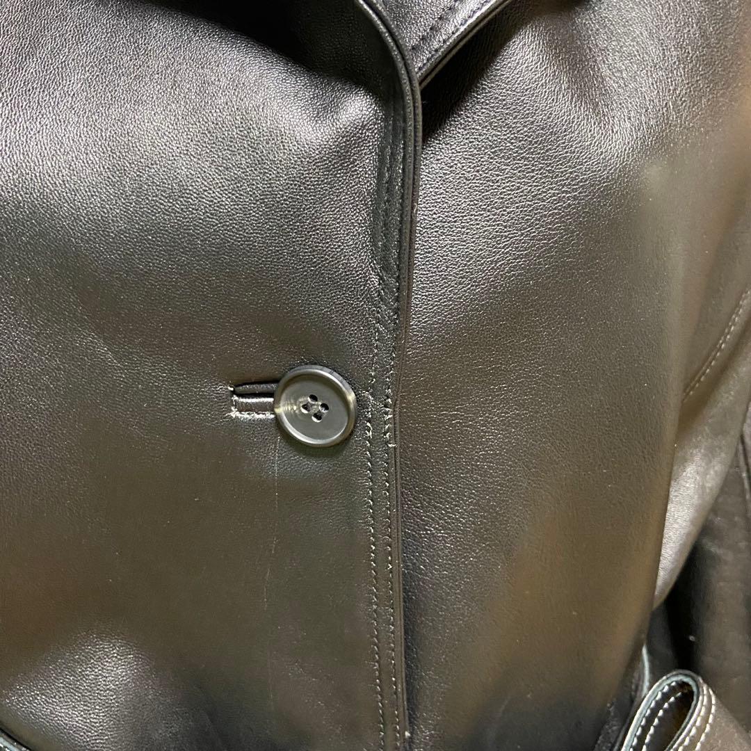 NASCONDINO 希少ラムスキン 100% コート イタリア製 高級レザー