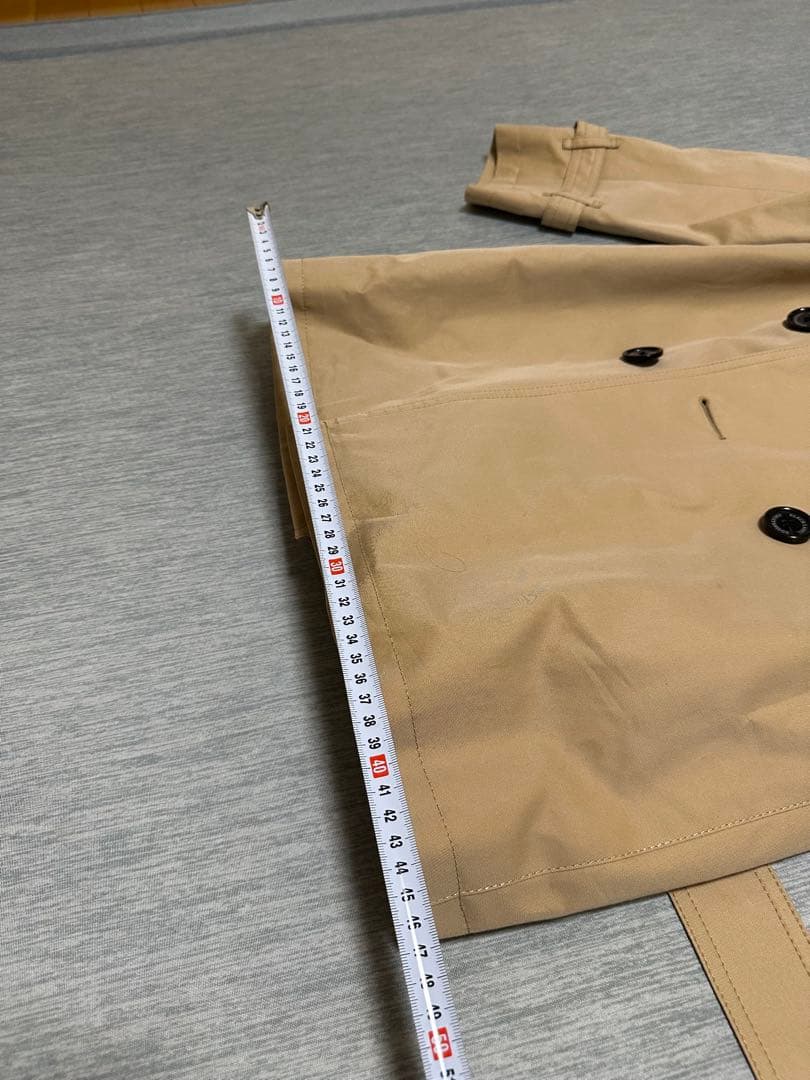 むにブラックレーベルクレストブリッジトレンチコートライナー付きＬサイズ