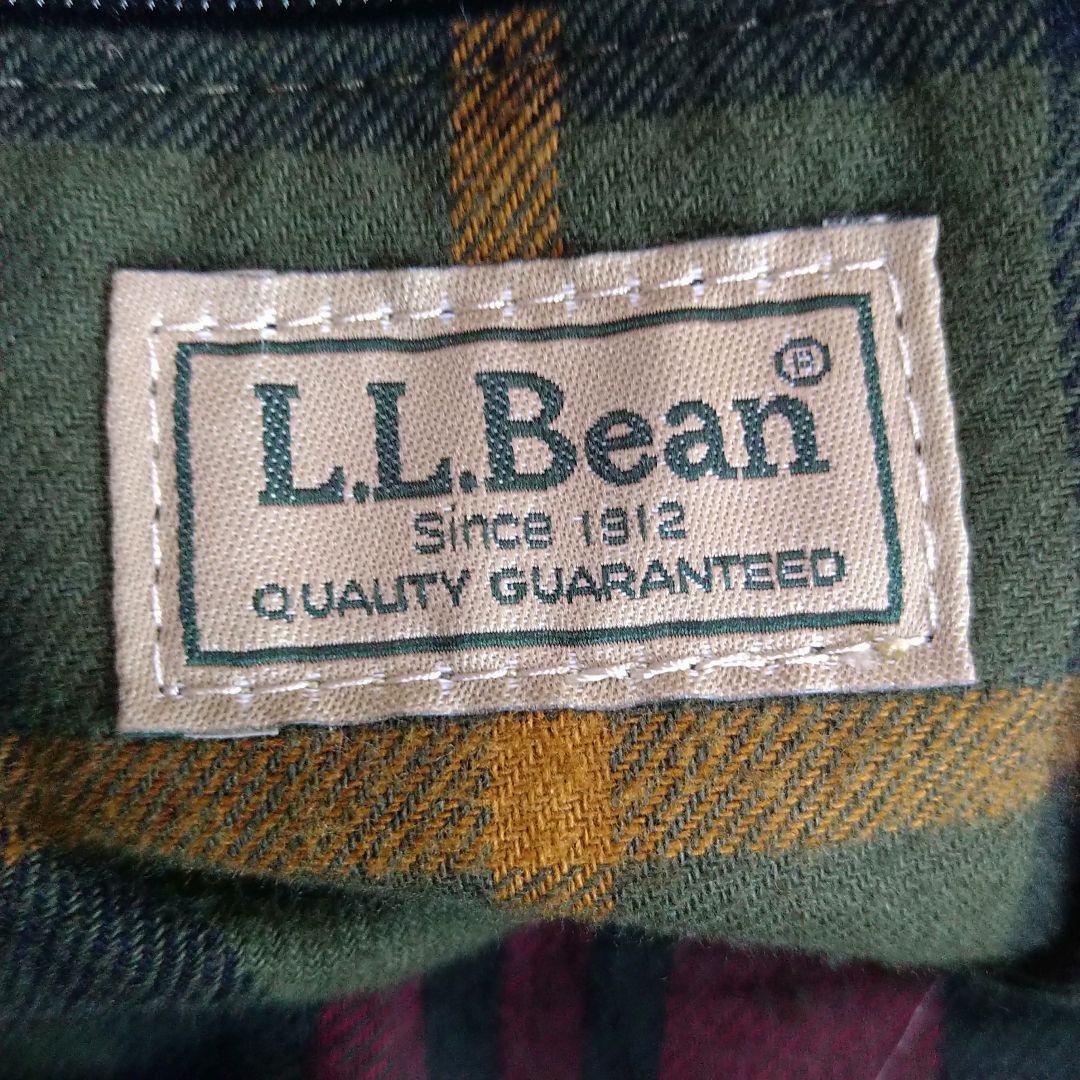 90s L.L.Bean ヴィンテージレザーハンドル トートバッグ ブラウン