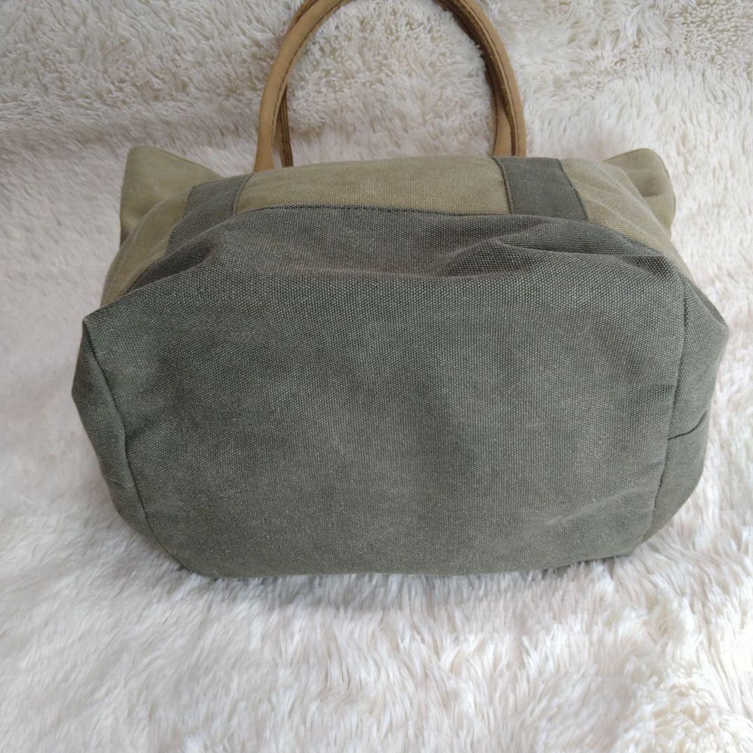 90s L.L.Bean ヴィンテージレザーハンドル トートバッグ ブラウン