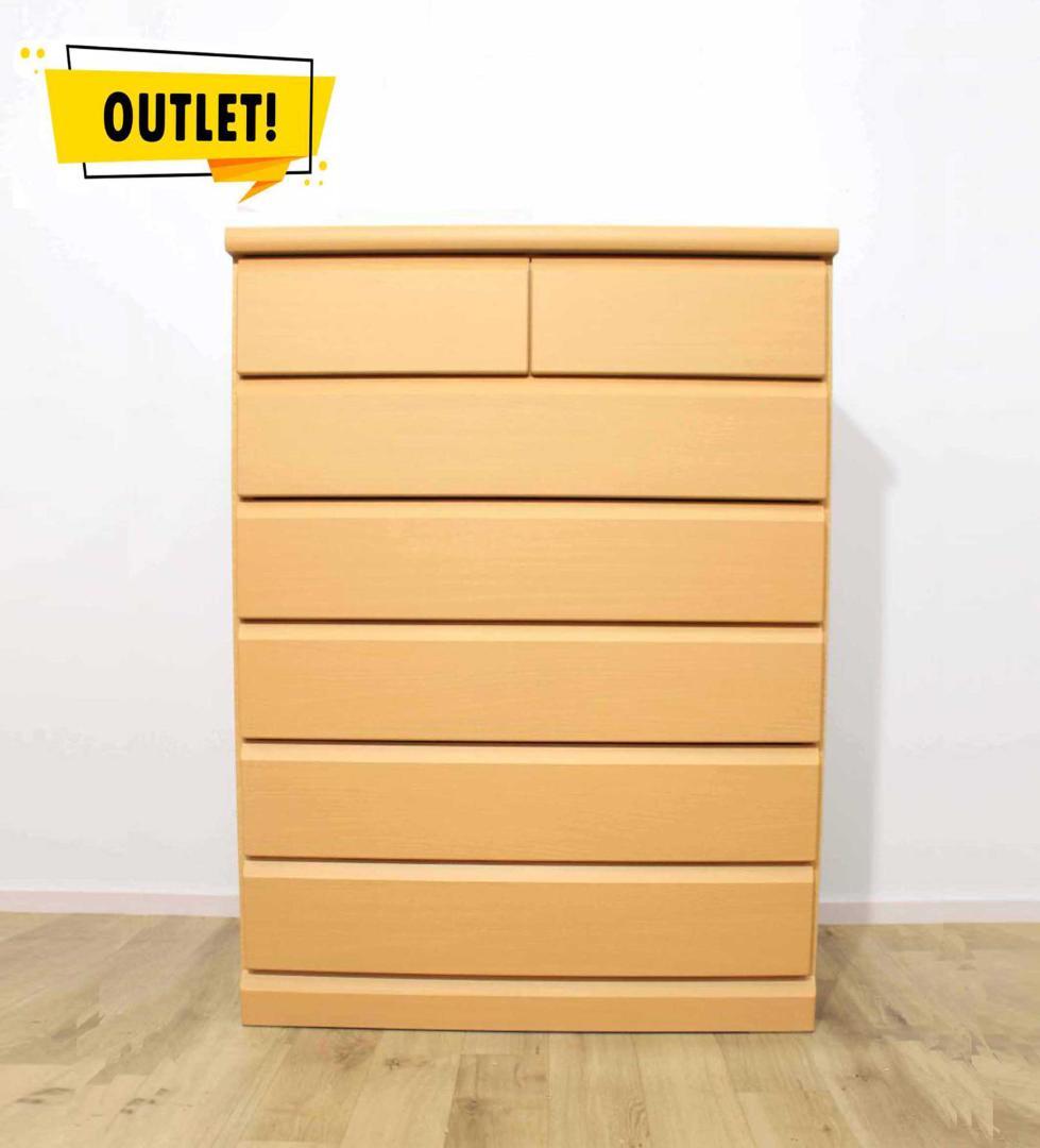 幅80 チェストハイチェストーチェスト・タンス 箪笥 完成品木製 傷あり