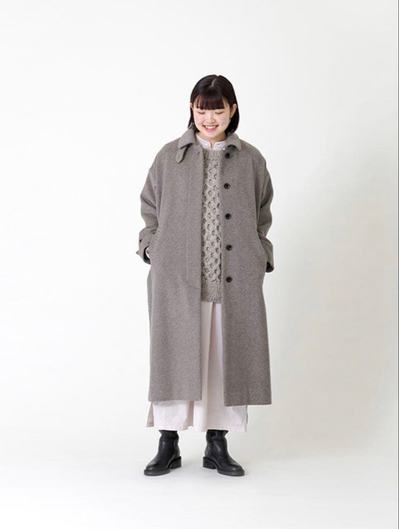 本日限定価格！かぐれ　ウールバルマカンコート※クリーニング済