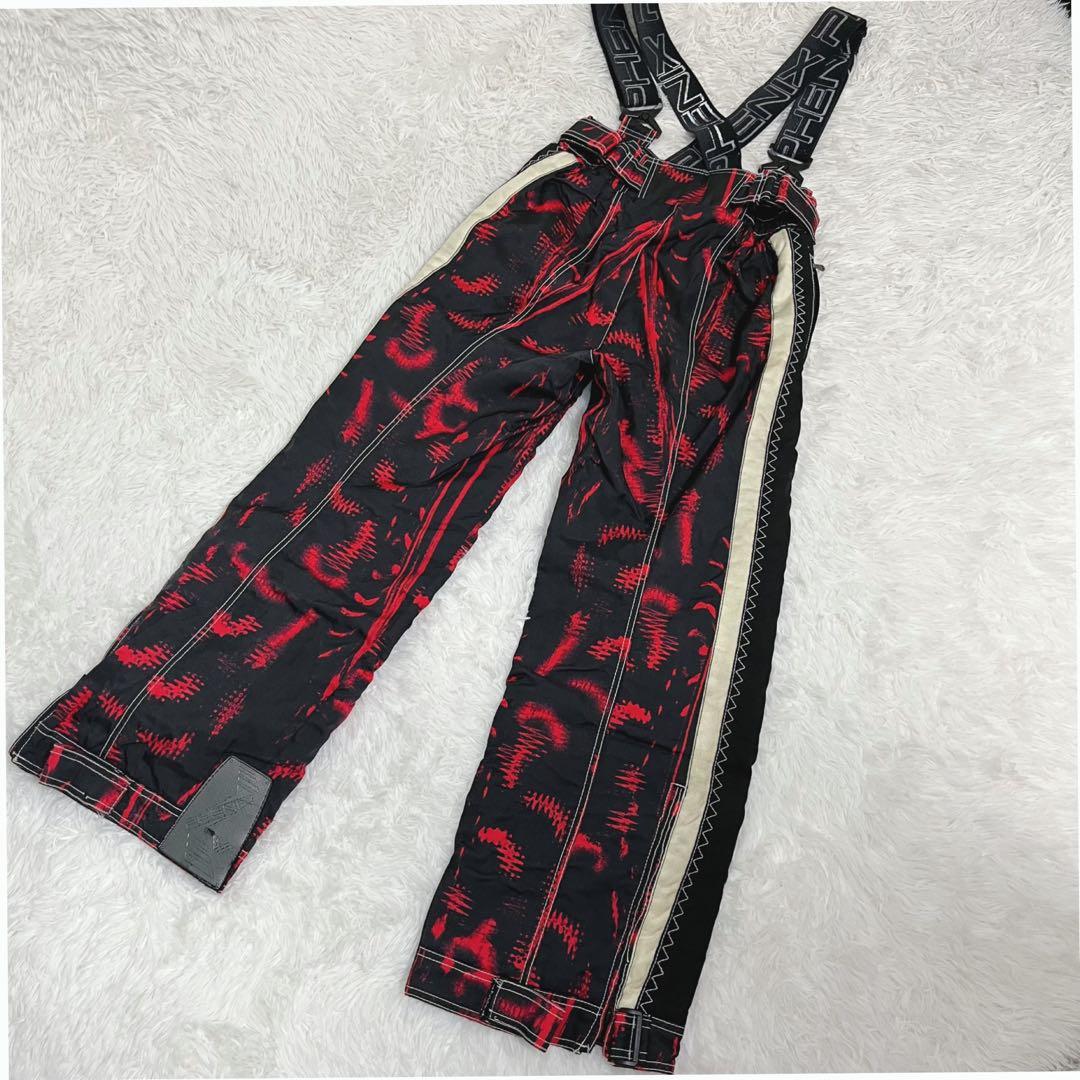レトロ 90s フェニックス スキーウェア 上下M レッドブラック スキースノボ