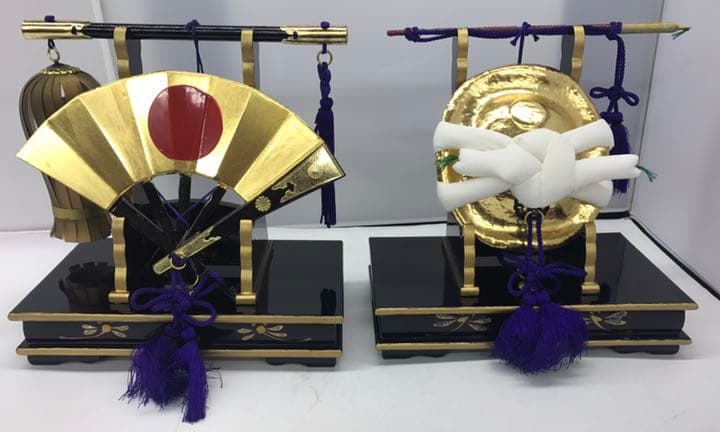 木製 70号 21cm 軍扇陣笠揃 801-70